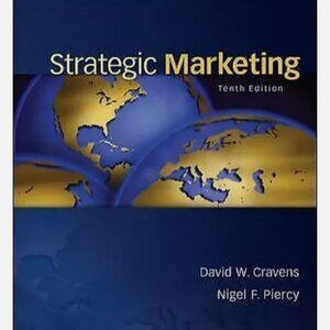 Strategic Marketing by Nigel Piercy and David Cravens (2012, Hardcover)